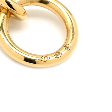 エルメス HERMES シェーヌダンクル TPM イエローゴールド K18YG ネックレス 62コマ 18K 750 YG