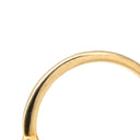 アガット agete イエローゴールド K10YG ダイヤモンド リング 指輪 10K 10金 1P 1石 1粒 ダイヤ LOVE スカル ドクロ スケルトン ピンキーリング 3.5号