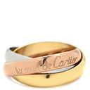 カルティエ Cartier トリニティ ホワイトゴールド×イエローゴールド×ピンクゴールド K18WG K18YG K18PG #49 リング 指輪 750 18K 18金 3重 3連 3カラー 9号
