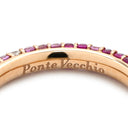 ポンテヴェキオ Ponte Vecchio エテルノ フルエタニティ ピンクゴールド×ピンク K18PG サファイア ダイヤモンド リング 指輪 K18 PG メレ ダイヤ サファイア グラデーション 11号