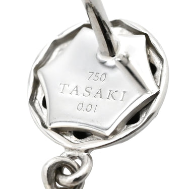 TASAKI TASAKI リファインド リベリオン プラス パール×ホワイトゴールド K18WG ダイヤモンド パール ピアス パール 田崎真珠 あこや ダイヤ 1粒 1P WG Au750
