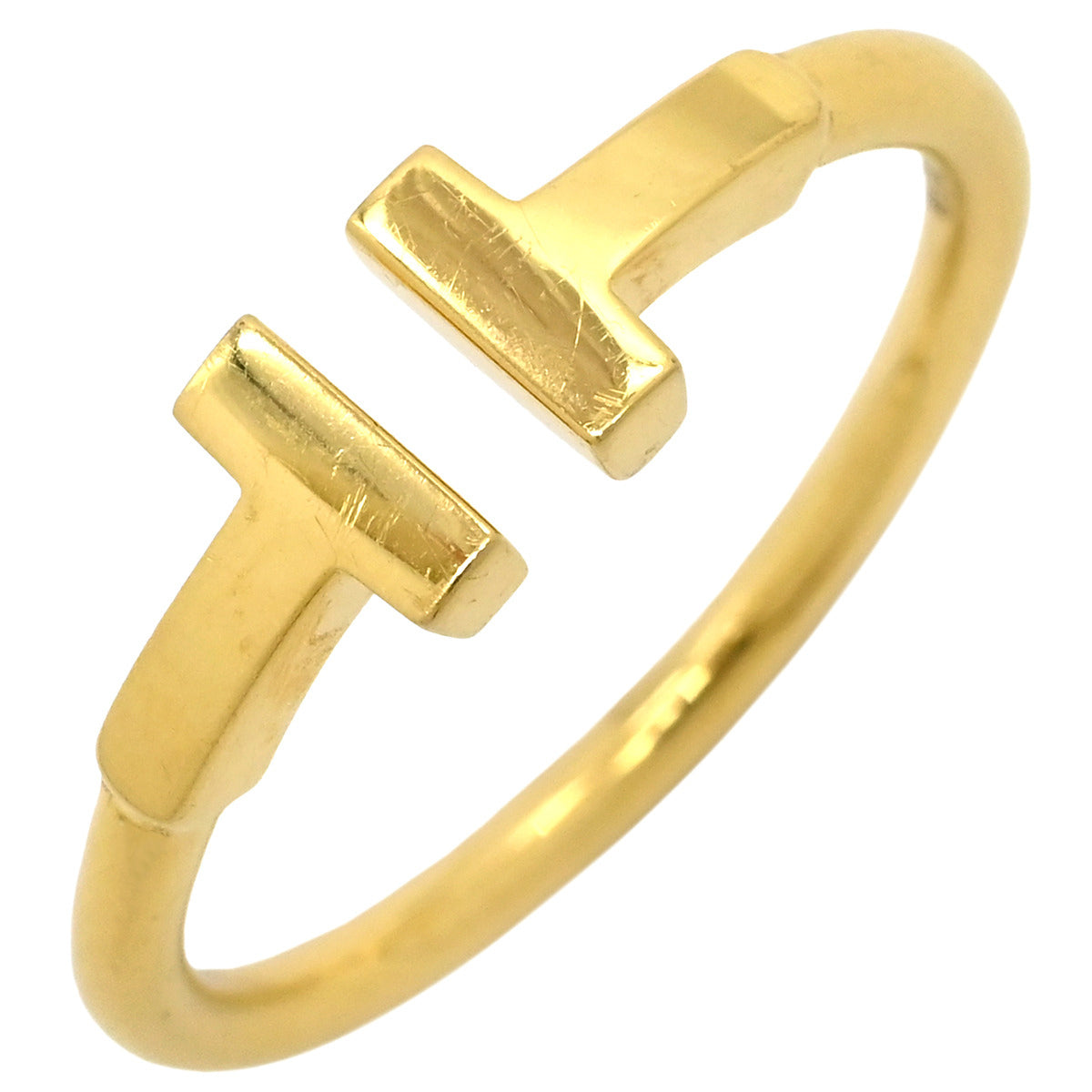 ティファニー Tiffany & Co Tワイヤー イエローゴールド リング 指輪