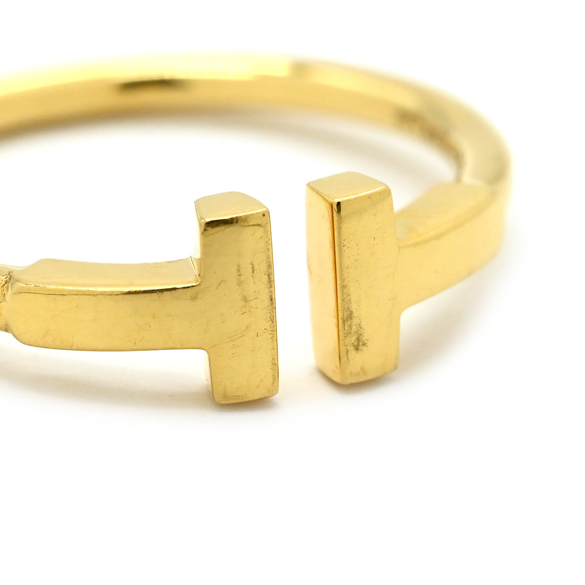 ティファニー Tiffany & Co Tワイヤー イエローゴールド リング 指輪