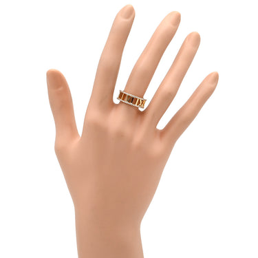 ティファニー Tiffany & Co アトラス オープン ダイヤ ローズゴールド K18PG リング 指輪 ピンクゴールド T&Co. 10号