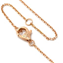 カルティエ Cartier アミュレット ドゥ カルティエ B7224519 ピンク×ピンクゴールド K18PG ダイヤモンド ピンクオパール ネックレス 1Pダイヤ ピンクオパール