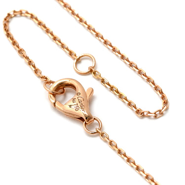 カルティエ Cartier アミュレット ドゥ カルティエ B7224519 ピンク×ピンクゴールド K18PG ダイヤモンド ピンクオパール ネックレス 1Pダイヤ ピンクオパール