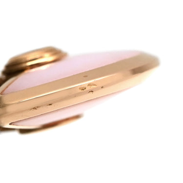 カルティエ Cartier アミュレット ドゥ カルティエ B7224519 ピンク×ピンクゴールド K18PG ダイヤモンド ピンクオパール ネックレス 1Pダイヤ ピンクオパール