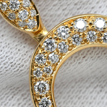 ピアジェ PIAGET ライムライト ハートネックレス ダイヤ イエローゴールド K18YG ダイヤモンド ネックレス 750 YG ハートモチーフ パヴェダイヤ