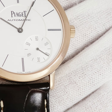 腕時計 ピアジェ PIAGET アルティプラノ 40mm G0A38131 自動巻き メンズ K18PG無垢 スモールセコンド デイト シースルーバック