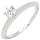 ティファニー Tiffany & Co ソリティア ダイヤリング プラチナシルバー Pt950 ダイヤモンド リング 指輪 T＆Co. 一粒 1P プラチナ 立爪 0.26ct 11号