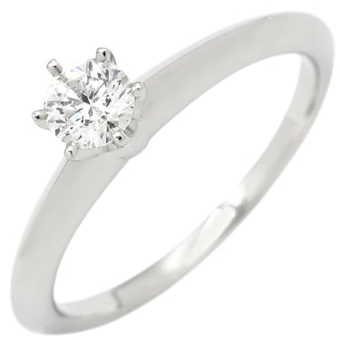 ティファニー Tiffany & Co ソリティア ダイヤリング プラチナシルバー Pt950 ダイヤモンド リング 指輪 T＆Co. 一粒 1P プラチナ 立爪 0.26ct 11号