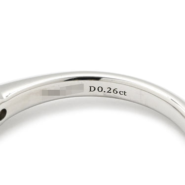 ティファニー Tiffany & Co ソリティア ダイヤリング プラチナシルバー Pt950 ダイヤモンド リング 指輪 T＆Co. 一粒 1P プラチナ 立爪 0.26ct 11号