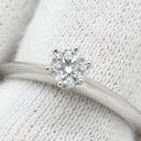 ティファニー Tiffany & Co ソリティア ダイヤリング プラチナシルバー Pt950 ダイヤモンド リング 指輪 T＆Co. 一粒 1P プラチナ 立爪 0.26ct 11号