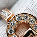 ブルガリ BVLGARI ブルガリブルガリ ダイヤモンド 346209 ピンクゴールド K18PG ダイヤモンド リング 指輪 BVLGARI K18PG Au750 18K 18金 パヴェ 10.5号