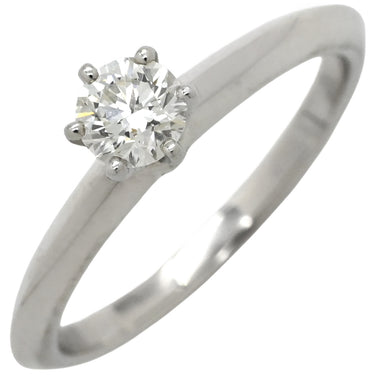 ティファニー Tiffany & Co ソリティア プラチナシルバー Pt950 ダイヤモンド リング 指輪 T&Co. プラチナム 1P 1石 1粒 ダイヤ 立爪 0.30ct 11号