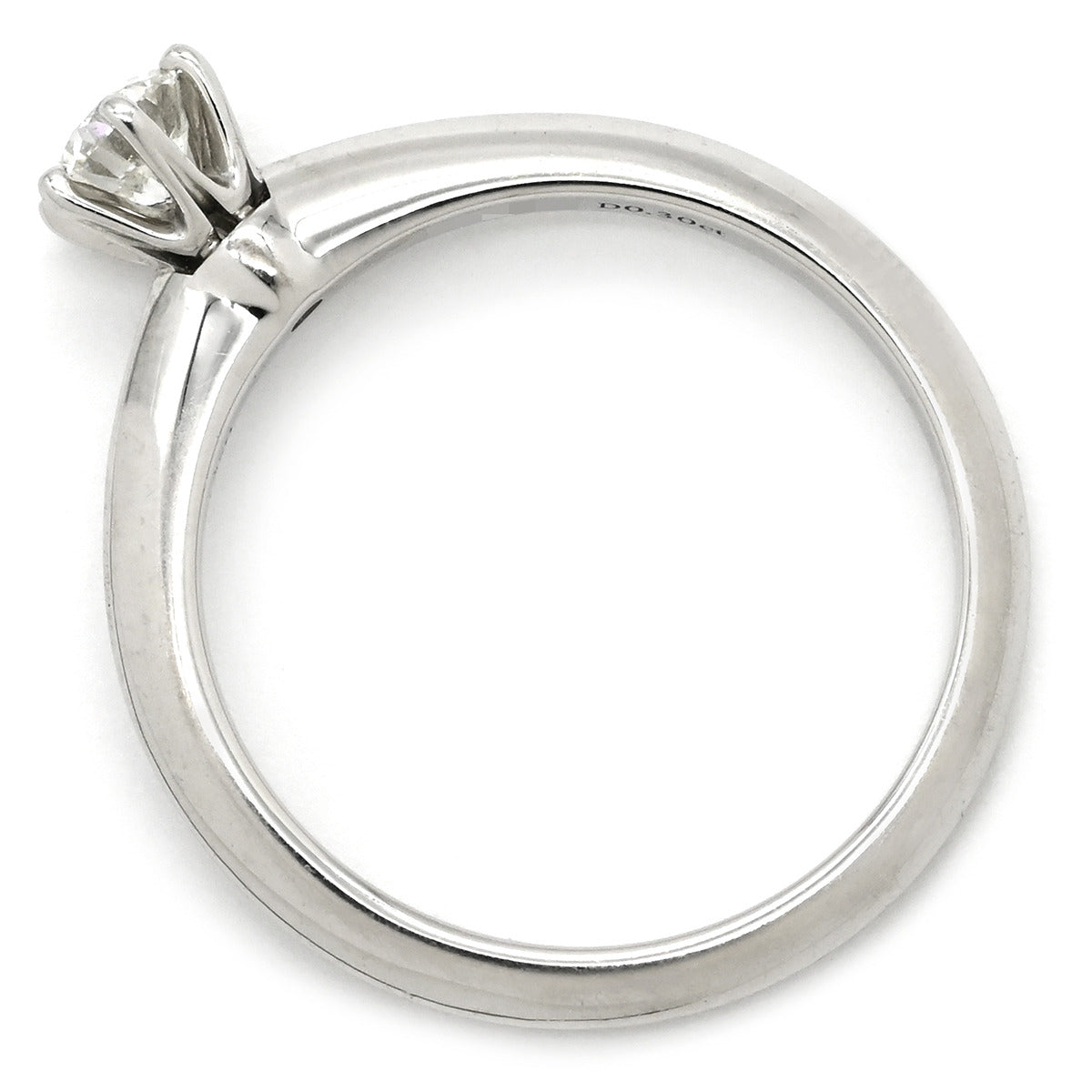 ティファニー Tiffany & Co ソリティア プラチナシルバー リング 指輪
