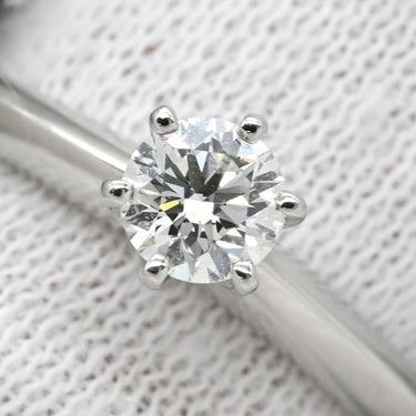 ティファニー Tiffany & Co ソリティア プラチナシルバー Pt950 ダイヤモンド リング 指輪 T&Co. プラチナム 1P 1石 1粒 ダイヤ 立爪 0.30ct 11号