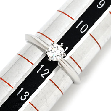 ティファニー Tiffany & Co ソリティア プラチナシルバー Pt950 ダイヤモンド リング 指輪 T&Co. プラチナム 1P 1石 1粒 ダイヤ 立爪 0.30ct 11号