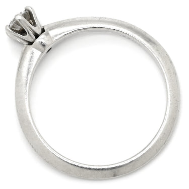 ティファニー Tiffany & Co ソリティア ダイヤリング プラチナシルバー Pt950 ダイヤモンド リング 指輪 T＆Co. 一粒 1P 0.25ct 14号