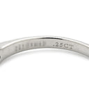ティファニー Tiffany & Co ソリティア ダイヤリング プラチナシルバー Pt950 ダイヤモンド リング 指輪 T＆Co. 一粒 1P 0.25ct 14号