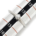 ティファニー Tiffany & Co ソリティア ダイヤリング プラチナシルバー Pt950 ダイヤモンド リング 指輪 T＆Co. 一粒 1P 0.25ct 14号
