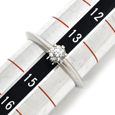 ティファニー Tiffany & Co ソリティア ダイヤリング プラチナシルバー Pt950 ダイヤモンド リング 指輪 T＆Co. 一粒 1P 0.25ct 14号