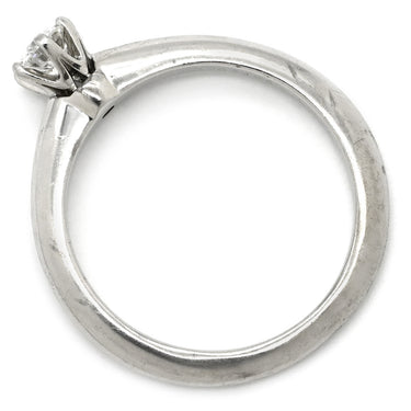 ティファニー Tiffany & Co ソリティア ダイヤリング プラチナシルバー Pt950 ダイヤモンド リング 指輪 T＆Co. 一粒 1P プラチナ 立爪 0.20ct 7号