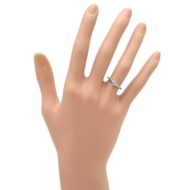 ティファニー Tiffany & Co ソリティア ダイヤリング プラチナシルバー Pt950 ダイヤモンド リング 指輪 T＆Co. 一粒 1P プラチナ 立爪 0.20ct 7号