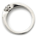 ブルガリ BVLGARI ダイヤモンドリング プラチナシルバー Pt950 ダイヤモンド リング 指輪 Pt 1粒 ダイヤ 0.18ct 6号