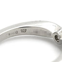 ブルガリ BVLGARI ダイヤモンドリング プラチナシルバー Pt950 ダイヤモンド リング 指輪 Pt 1粒 ダイヤ 0.18ct 6号