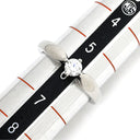 ブルガリ BVLGARI ダイヤモンドリング プラチナシルバー Pt950 ダイヤモンド リング 指輪 Pt 1粒 ダイヤ 0.18ct 6号