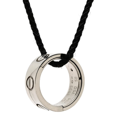 カルティエ Cartier アストロ ラブリング ペンダント ホワイトゴールド K18WG ネックレス 750 18K WG チャーム