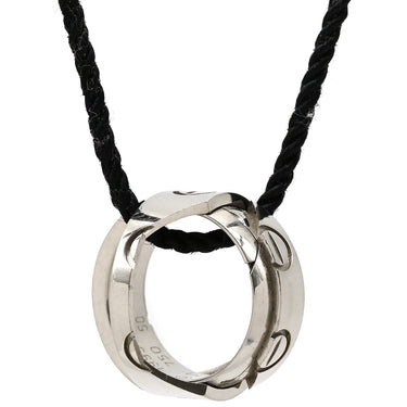 カルティエ Cartier アストロ ラブリング ペンダント ホワイトゴールド K18WG ネックレス 750 18K WG チャーム