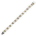 ティファニー Tiffany & Co Hリンク シルバーXイエローゴールド シルバー925 K18YG ブレスレット TIFFANY＆Co. AG925 18K 750 YG コンビ