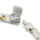ティファニー Tiffany & Co Hリンク シルバーXイエローゴールド シルバー925 K18YG ブレスレット TIFFANY＆Co. AG925 18K 750 YG コンビ
