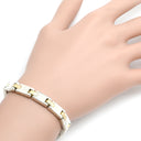 ティファニー Tiffany & Co Hリンク シルバーXイエローゴールド シルバー925 K18YG ブレスレット TIFFANY＆Co. AG925 18K 750 YG コンビ