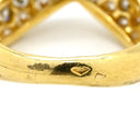 ヴァンクリーフアーペル Van Cleef & Arpels ダイヤ リング イエローゴールド K18YG ダイヤモンド リング 指輪 750AU 18金 18KT ダイヤモンド 1.48ct 7号