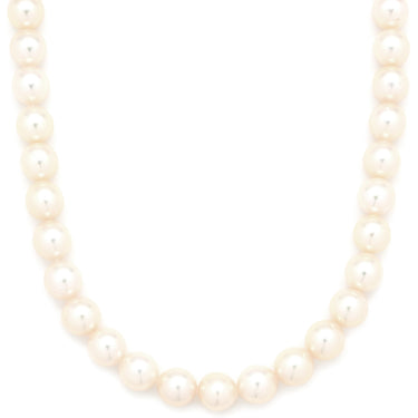 TASAKI TASAKI 8.0mm パール パールホワイト×ホワイトゴールド K14WG パール ネックレス 真珠 K14WG 一連 一重