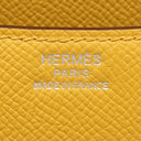 エルメス HERMES コンスタンス ミニ 3 ミロワール ジョーヌアンブル ヴォーエプソン ショルダーバッグ シルバー金具 黄色