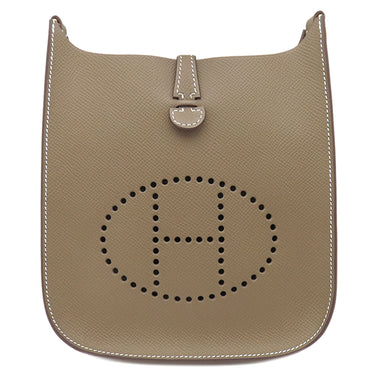 エルメス HERMES エヴリンTPM ショート エトゥープ ヴォーエプソン ショルダーバッグ ゴールド金具 グレージュ
