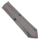 エルメス HERMES クラヴァット ファソネ H 9cm グレー シルク ネクタイ H柄 ビコローレ ジャガード織