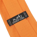 エルメス HERMES クラヴァット ファソネ H 9cm オレンジ シルク ネクタイ H柄 ビコローレ ジャガード織