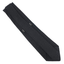 エルメス HERMES クラヴァット ファソネ H 9cm ブラック シルク ネクタイ H柄 ビコローレ ジャガード織