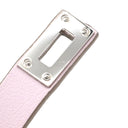 エルメス HERMES ミニ ケリードゥブルトゥール モーヴペール ヴォースイフト GP T2 ブレスレット シルバー金具 2重 2連 レザーブレス