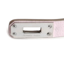エルメス HERMES ミニ ケリードゥブルトゥール モーヴペール ヴォースイフト GP T2 ブレスレット シルバー金具 2重 2連 レザーブレス