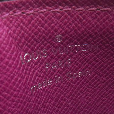 ルイヴィトン LOUIS VUITTON ポシェット クレ M6380K カシス エピレザー コインケース シルバー金具 紫 キーチェーン付き