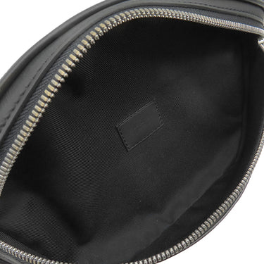 ルイヴィトン LOUIS VUITTON キャンパス バムバッグ N40298 ブラック レザー ダミエアンフィニレザー ボディバッグ シルバー金具 ウエストバッグ 黒