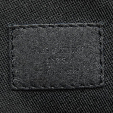 ルイヴィトン LOUIS VUITTON キャンパス バムバッグ N40298 ブラック レザー ダミエアンフィニレザー ボディバッグ シルバー金具 ウエストバッグ 黒