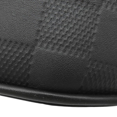 ルイヴィトン LOUIS VUITTON キャンパス バムバッグ N40298 ブラック レザー ダミエアンフィニレザー ボディバッグ シルバー金具 ウエストバッグ 黒