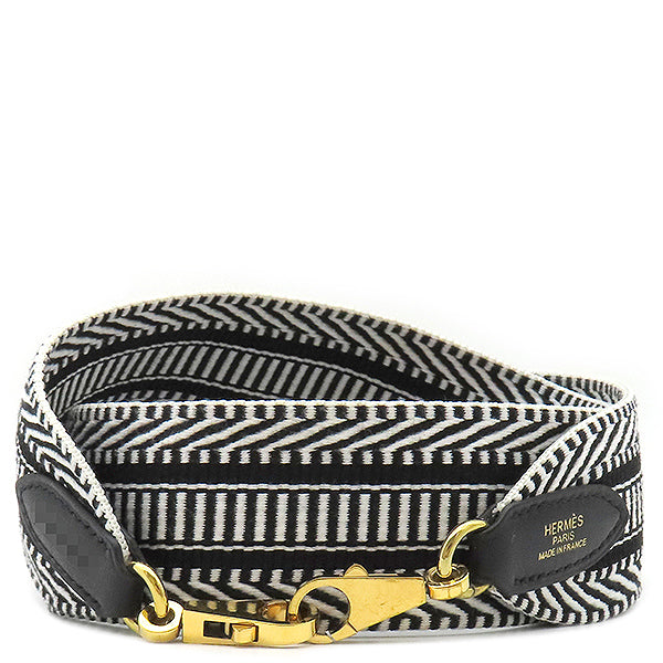 エルメス HERMES バンドリエール サングルカヴァル 50mm ホワイト